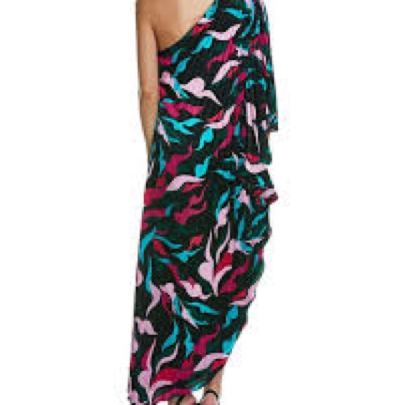 HUTCH
Diva One-shoulder Maxi Dress In Multi - Picture 3 of 4